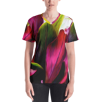 x “V-Neck Blouse” Ti Leaf Bouquet
