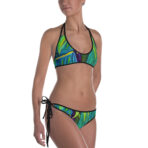 v “Bikini” Blue Bamboo