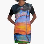 xx T-Shirt Dress “Majestic Maui Moment”