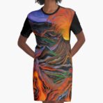 xx T-Shirt Dress “Madame Pele”