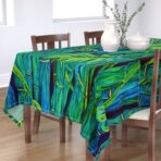 Table Decor “Blue Bamboo”