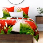 LUXE BEDDING “Lehua Hula Sisters”