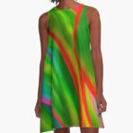 w. “A Line Dress” Ti Leaf Series #4