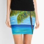w Pencil Skirt “Maui Beach Day”