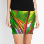 w Pencil Skirt “Ti Leaf #4”